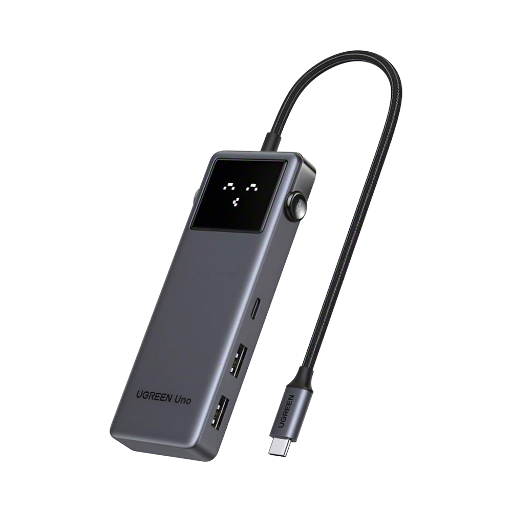 UGREEN HUB 7 in 1 Type-C to 1×HDMI 4K@60Hz + 3*USB-A 3.0 | CM888, Gray
