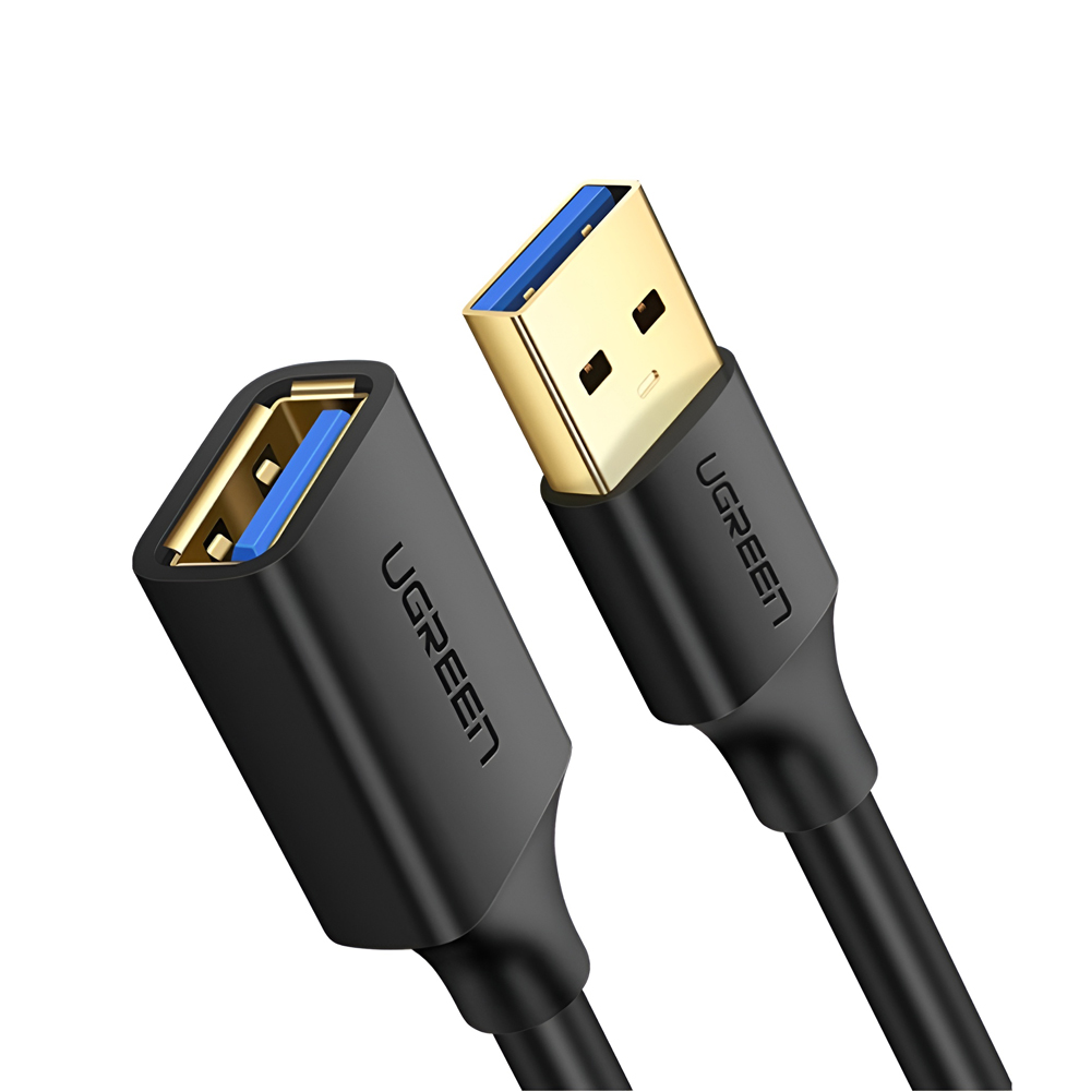 UGREEN USB 3.0 Extension Male Cable 1.5m | US129, Black