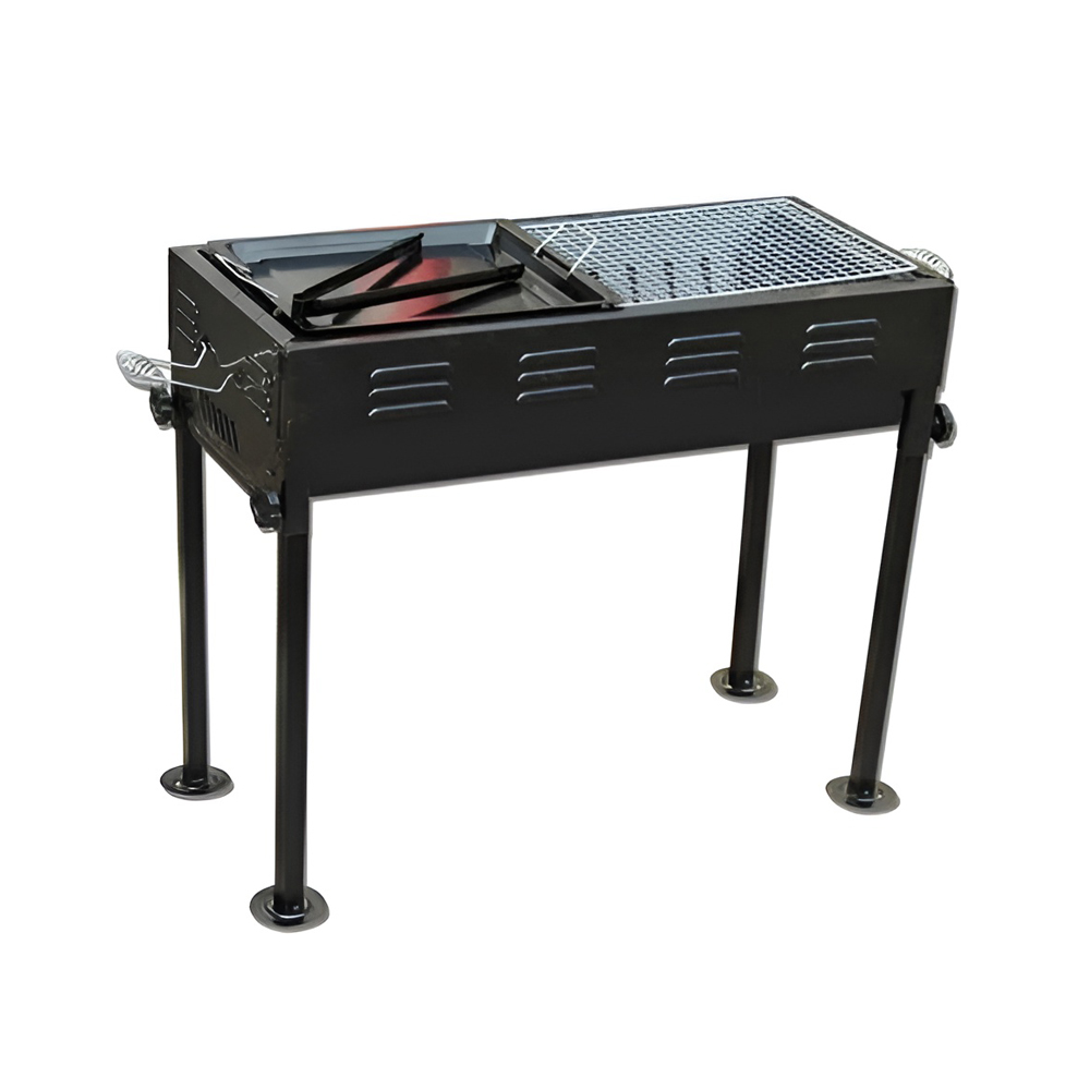 Multifunctional 2-in-1 BBQ Grill and Roaster Set