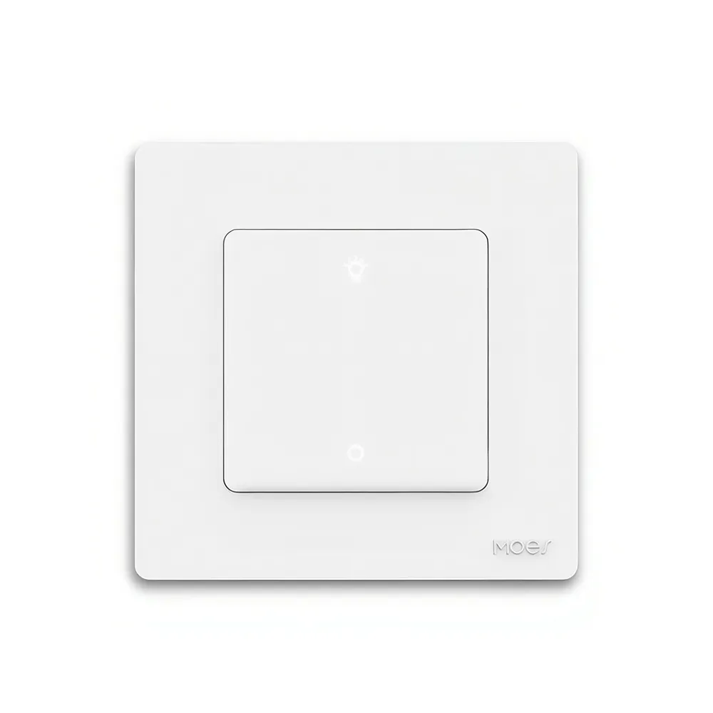 Moes Zigbee Star Ring Smart Dimmer Switch 1 Gang (Neutral Required), White