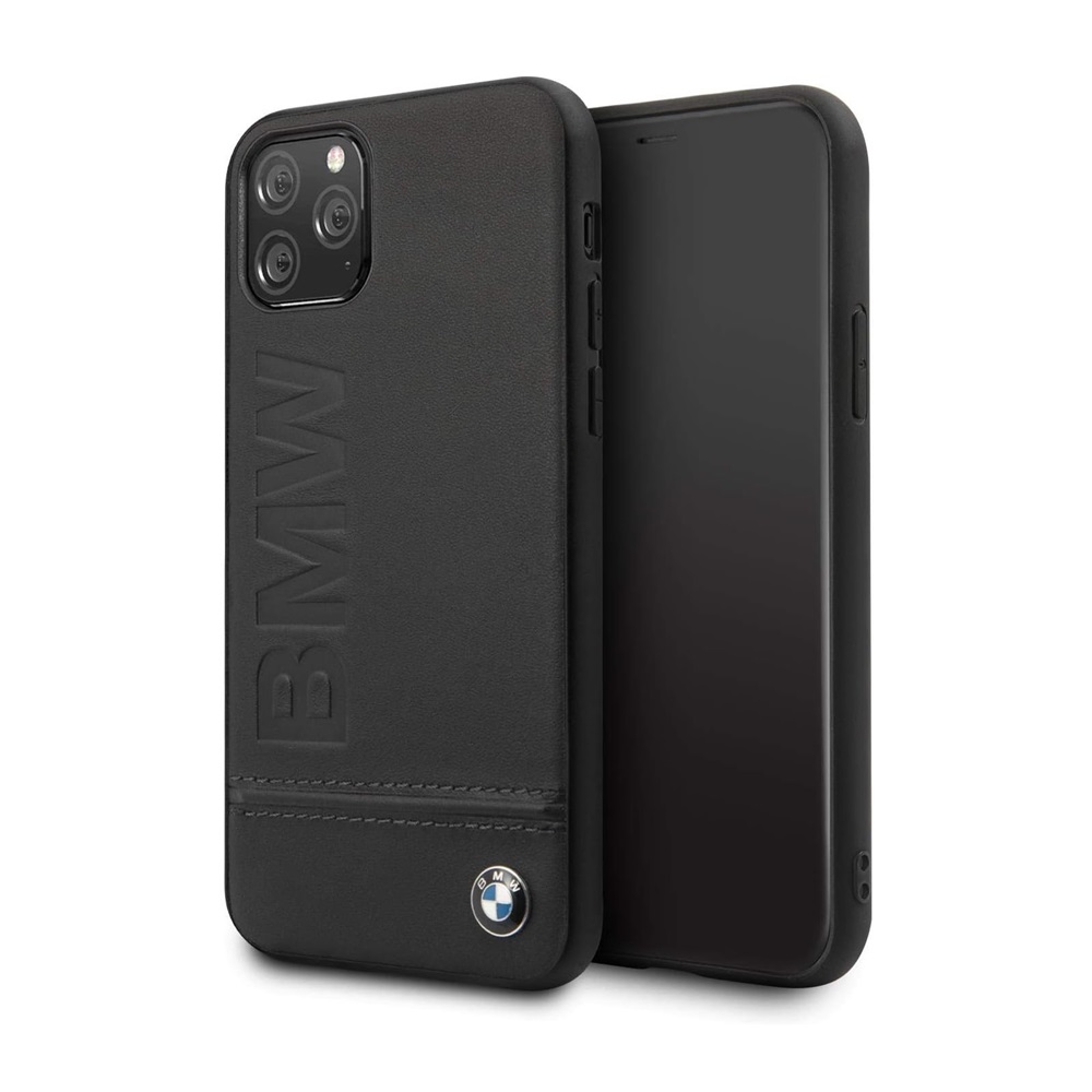 CG Mobile Case Leather BMW Real iPhone 11 Pro Max, Black