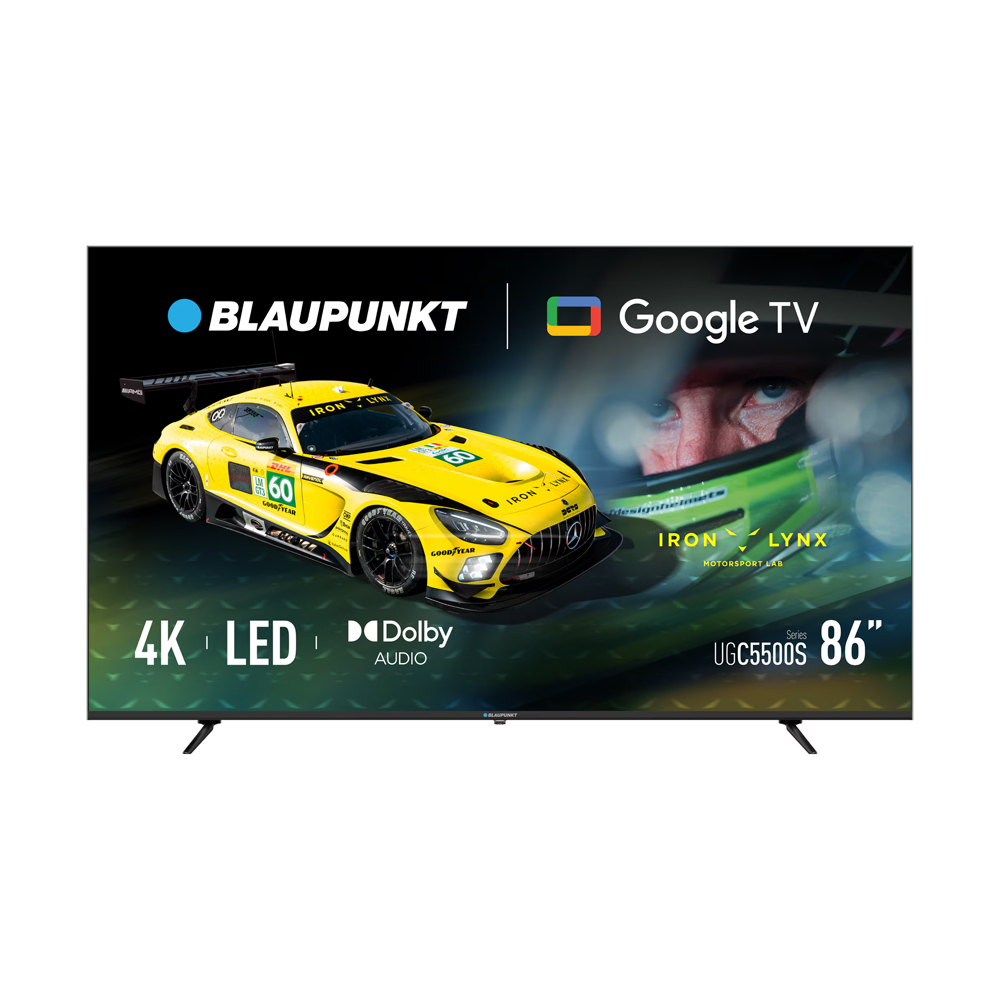 TV Blaupunkt LED 86", 218 cm, 86UGC5500, Smart Google TV, 4K Ultra HD