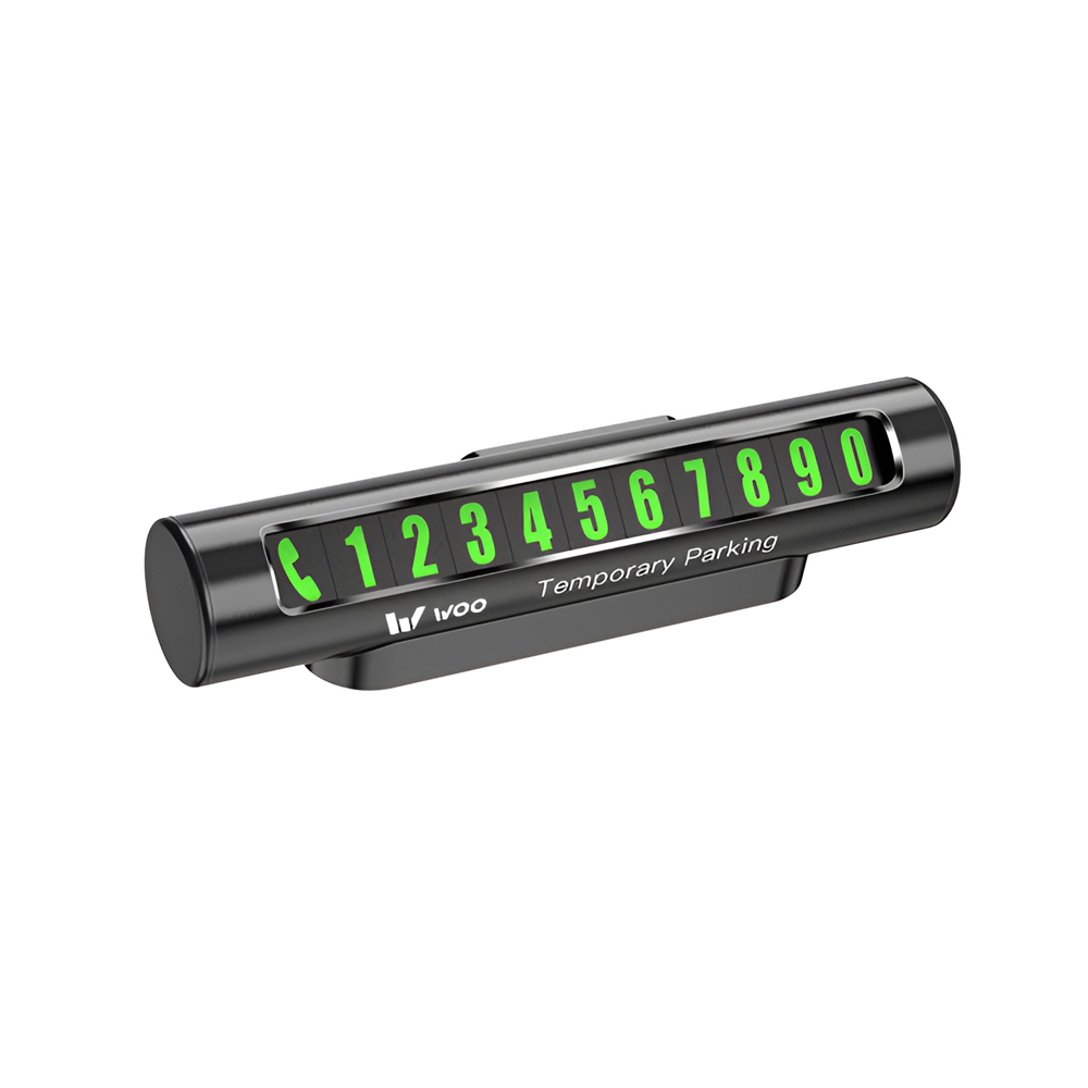 WOO Temporary Parking Number C202, Black