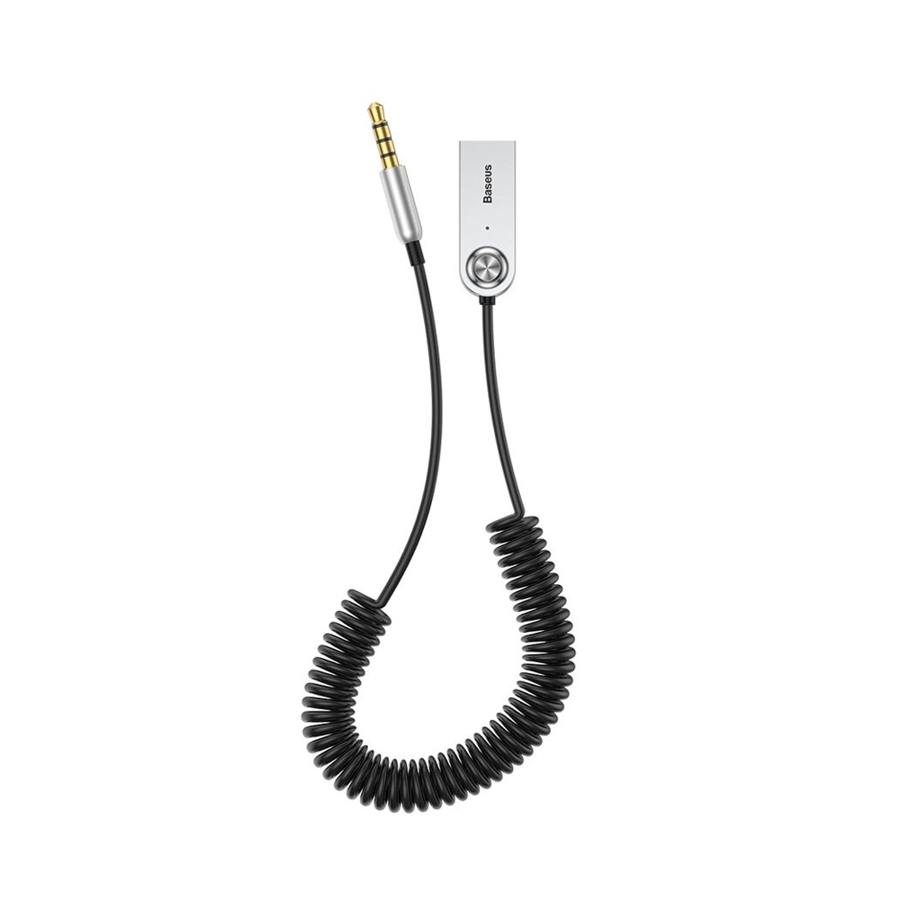 Baseus Cable Car Adapter Wireless Audio Receiver 3.5mm BA01, Black