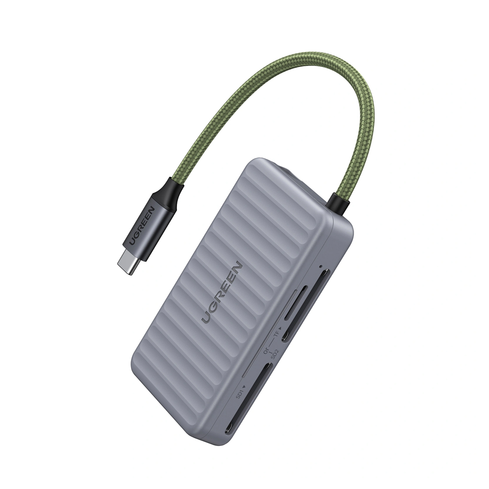 UGREEN CM868 3-Slot SD / microSD Card Reader Case 5Gbps USB-C 