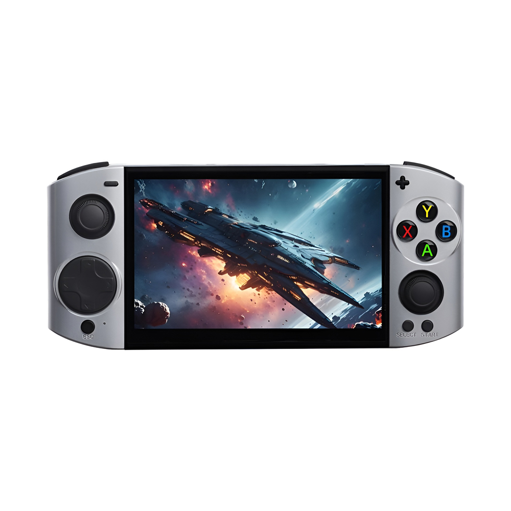 Retro Game Console 09 Ultra Handheld 5.1 inch OLED, 128GB Built-in Games Linux PSP, Black