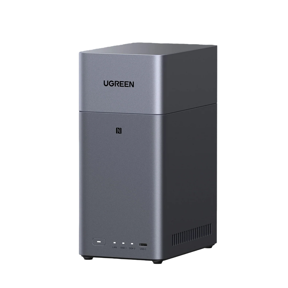UGREEN Network Attached Storage DH2300 2-Bay (Diskless) EU, Black
