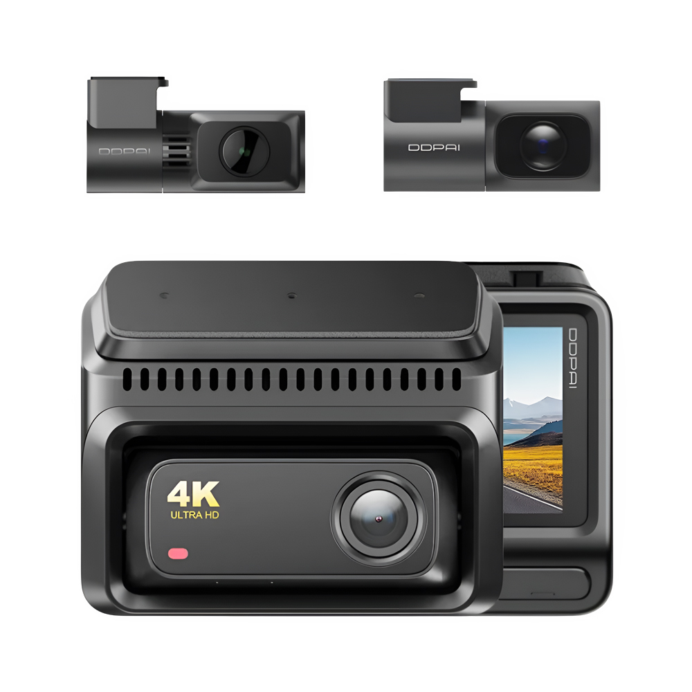 DDPai Dash Cam Z60T + Rear Camera + Cabin Camera