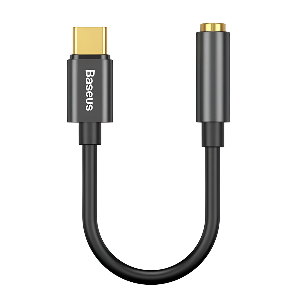 Baseus Cable Audio Adapter Type-C Male to 3.5mm Female L54 Black