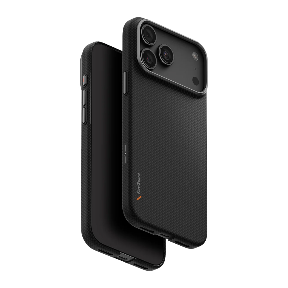 Uniq Case for iPhone 18 Pro Max 6.9 Hybrid Magclick Charging Keva Edge, Carbon Black