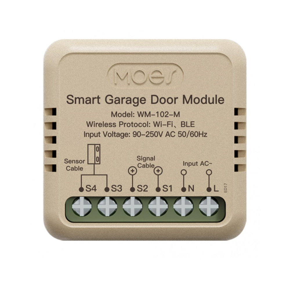 Moes WiFi Smart Garage Door Opener Controller Remote Wireless Relay
