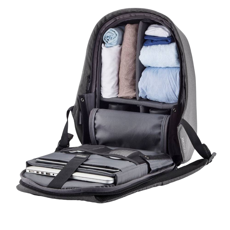 17" Bobby Hero XL anti-theft backpack, Grey, P705.712