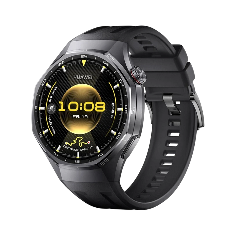 Huawei Watch GT 6 Pro 46mm Black with Black Fluoroelastomer Strap