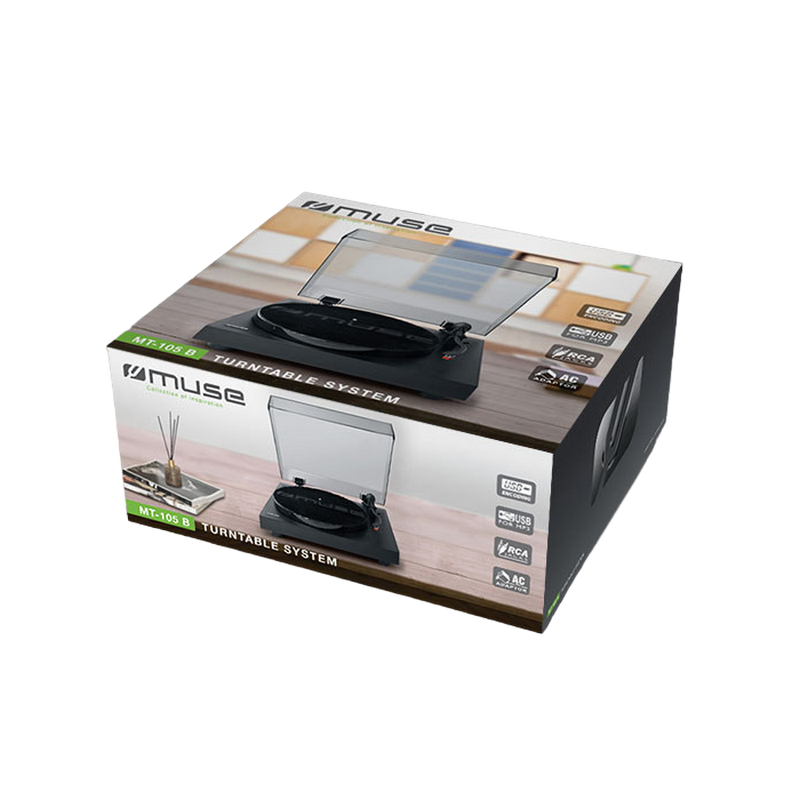 Vinyl Turntable MUSE MT-105 B