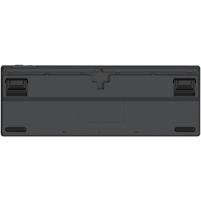 Gaming Wireless Keyboard Bloody WS98, Mechanical, BLMS Linear SW, 98-Keys, PBT Keycaps, Quiet Typing, RGB, Rechargeable, USB+BT+2.4Ghz, EN/RU, Grey