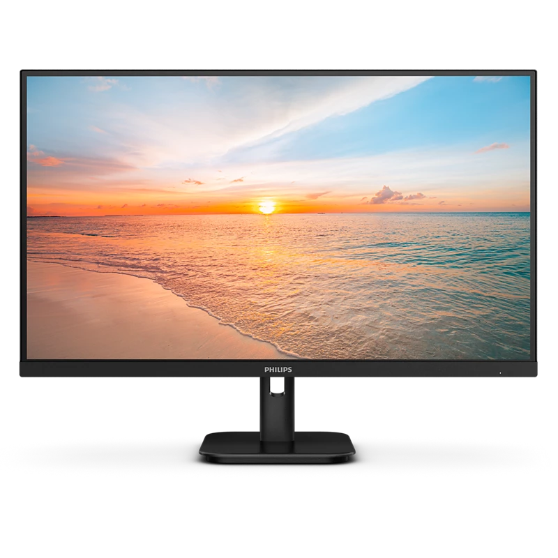 27" PHILIPS 27E1N1800A, Black, IPS, 3840x2160, 60Hz, 4ms, 350cd, MegaDCR, HDR10, HDMI+DP, Spkrs