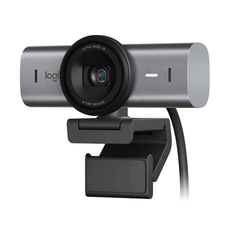 Camera Logitech MX Brio 705 for Business, 4K/30fps, FoV 90°, 8.5MP, Zoom:4x, Autofocus, Glass lens, Stereo mic, Shutter, 1,5m, USB-C, Graphite