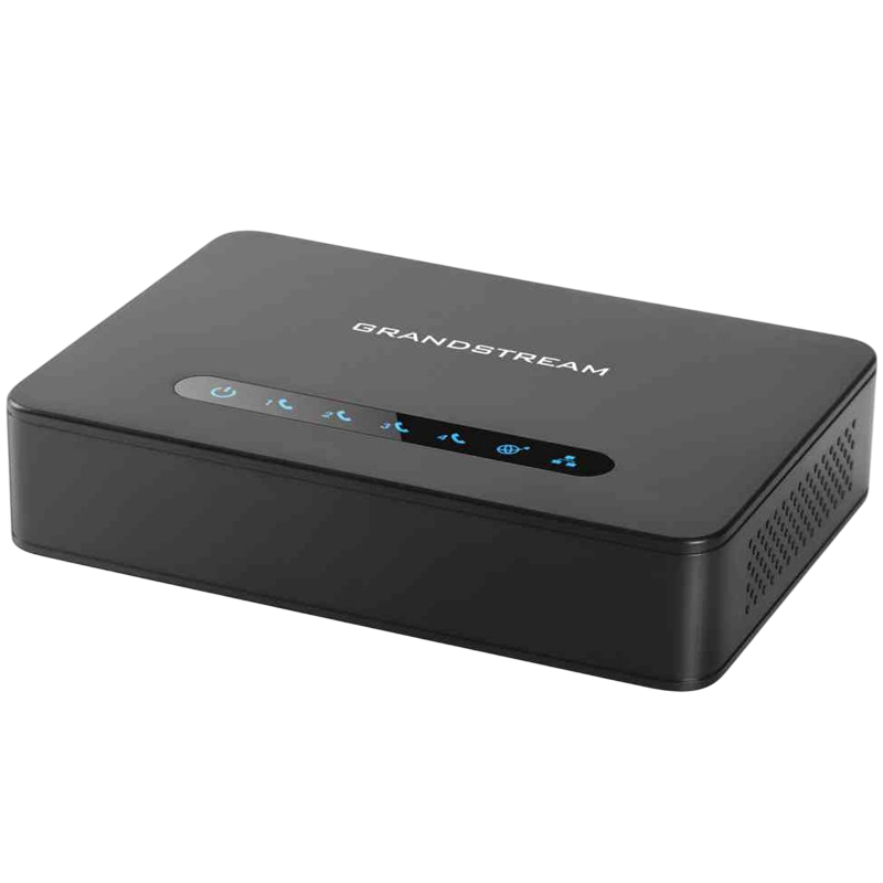 Grandsteam HT814 v2, Analog telephone adapter + NAT Router, 2xSIP, 4xFXS, 1xGbit LAN, 1xGbit WAN, TR-069