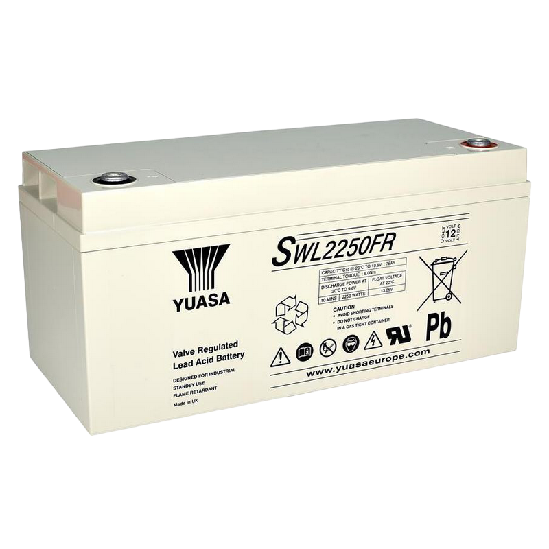 Baterie UPS 12V/ 76AH Yuasa SWL2250, 10-12 years, Long Life