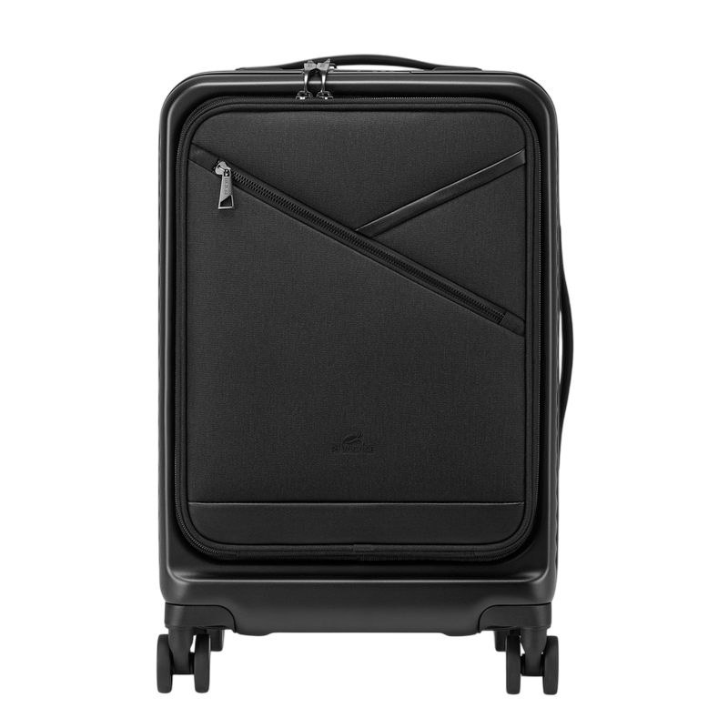 RIVACASE 8181 black Clark-ECO Hardshell carry-on hand cabin luggage 20"/28L / 2