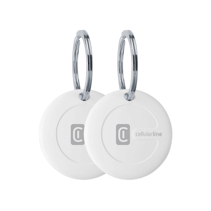 Cellular Tracy Tag - Designed for iOS (2 Piece Set), White