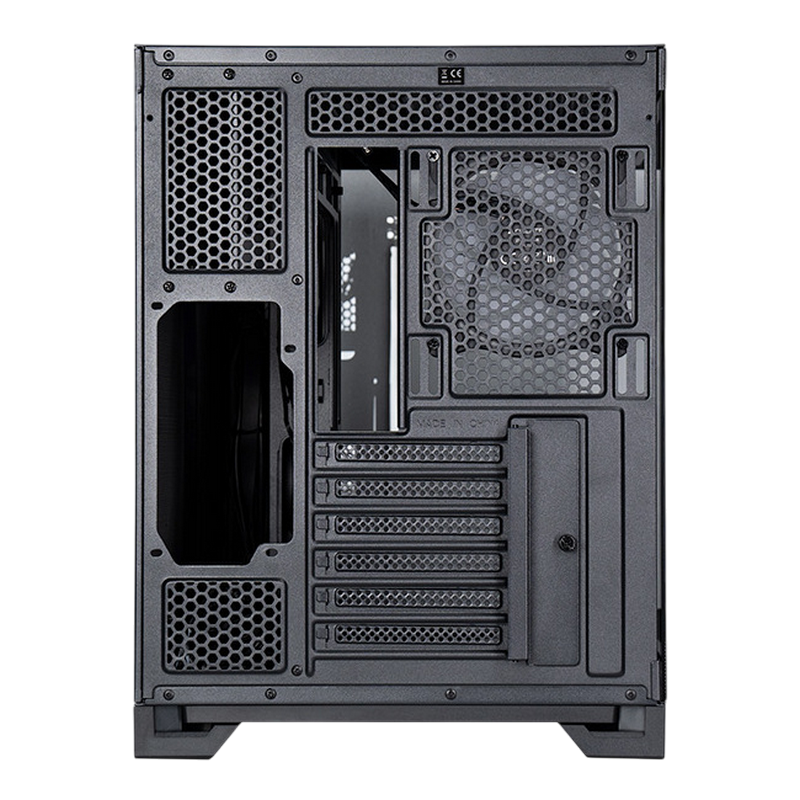Case ATX Chieftec Visio, w/o PSU, 0,65/0.9mm, 6x120mm ARGB, Front&Side Tempered Glass, Dual-chamber, RGB Hub,1xUSB-C, 2xUSB3.0, 2x2,5", 2x3,5", Black
