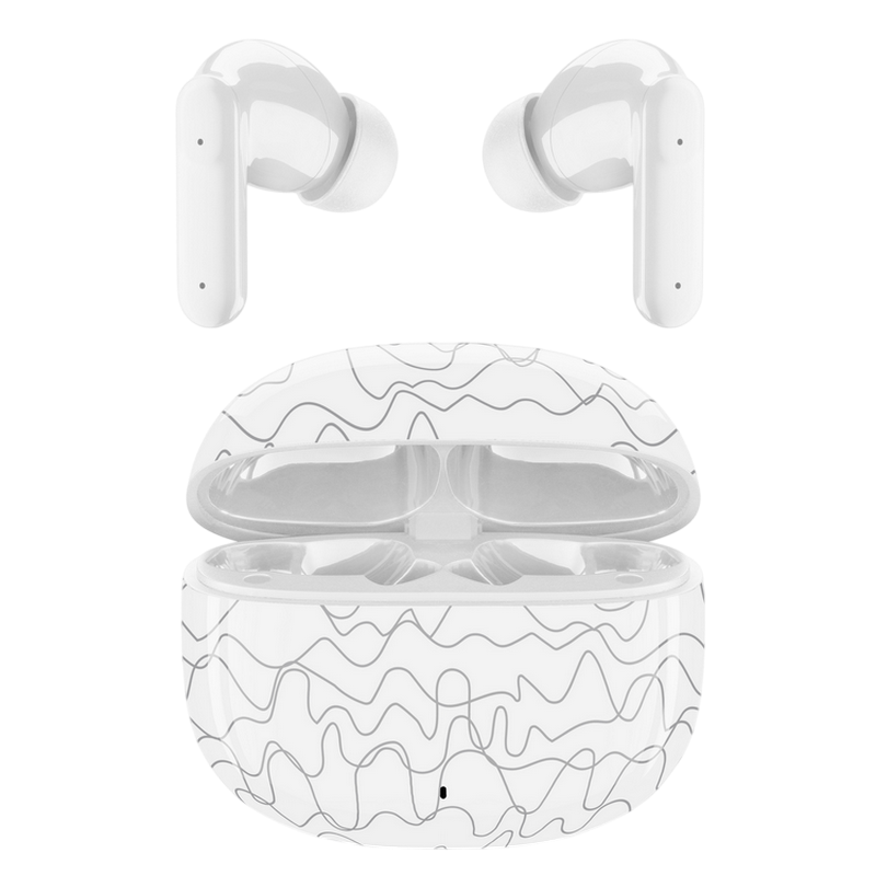 True Wireless Cellular Music Sound Fancy in ear, BLACK WAVES