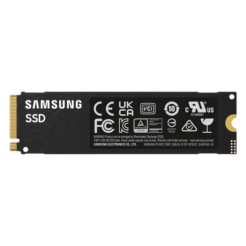 .M.2 NVMe SSD 4.0TB Samsung 990 EVO Plus MZ-V9S4T0BW [PCIe 4.0 x4/5.0 x2, R/W:7250/6300MB/s, 1050K/1400K IOPS, 2.4PB, TLC]