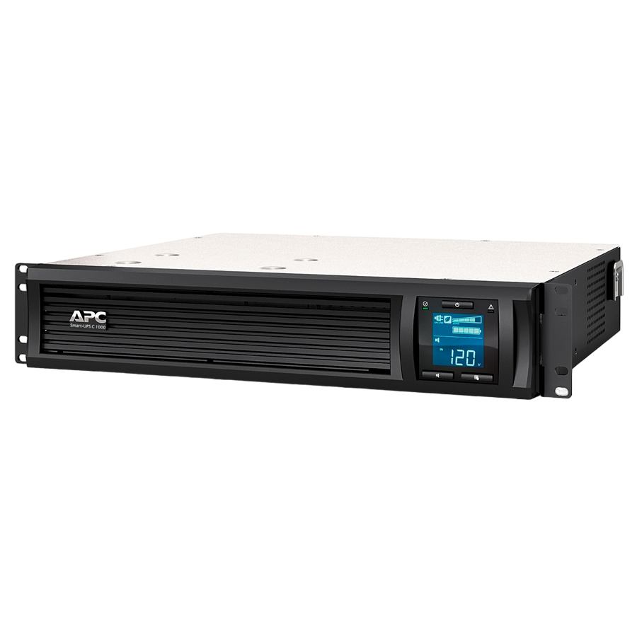 APC Smart-UPS C SMC1000I-2UC 1000VA/600W, Rack 2U, Sinewave, Line inter., LCD, AVR, USB, RJ45, 4*C13