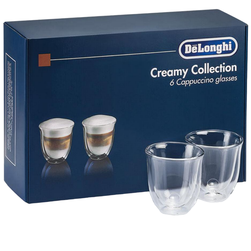 Glass cups De'Longhi 190ml 6pcs DLSC301