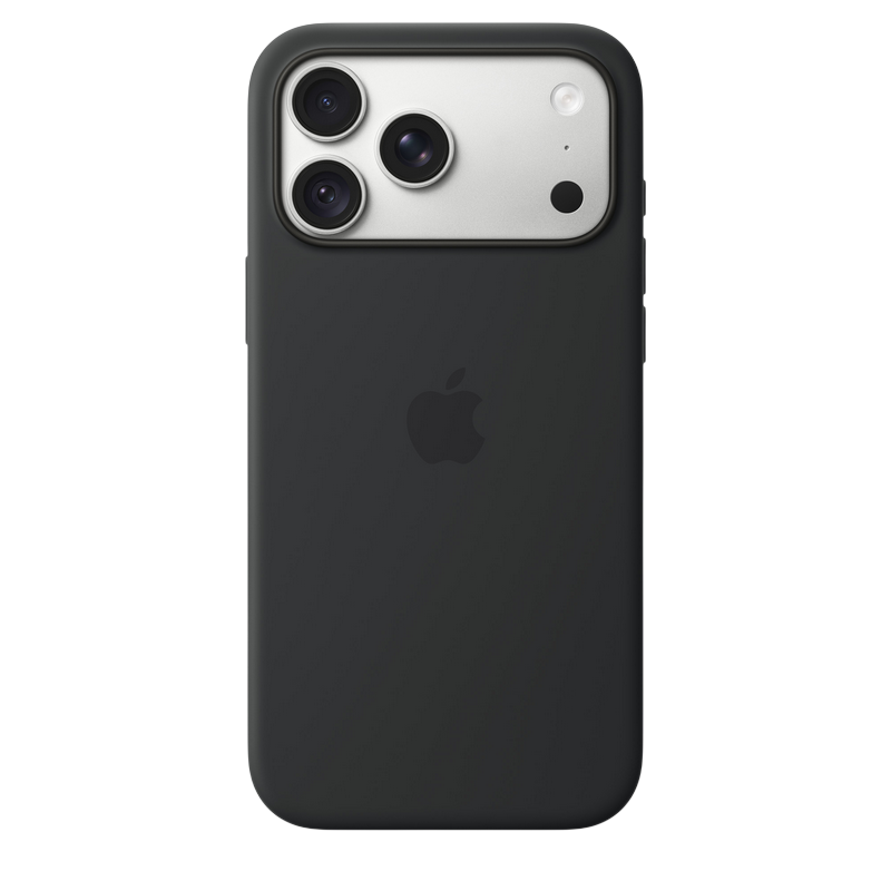 iPhone 18 Pro Max Silicone Case with MagSafe - Black, Model A3702