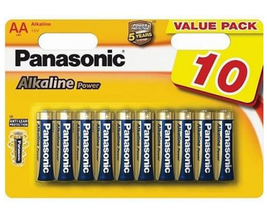 Panasonic "ALKALINE Power" AA, Blister*10, Alkaline, LR6REB/10BW