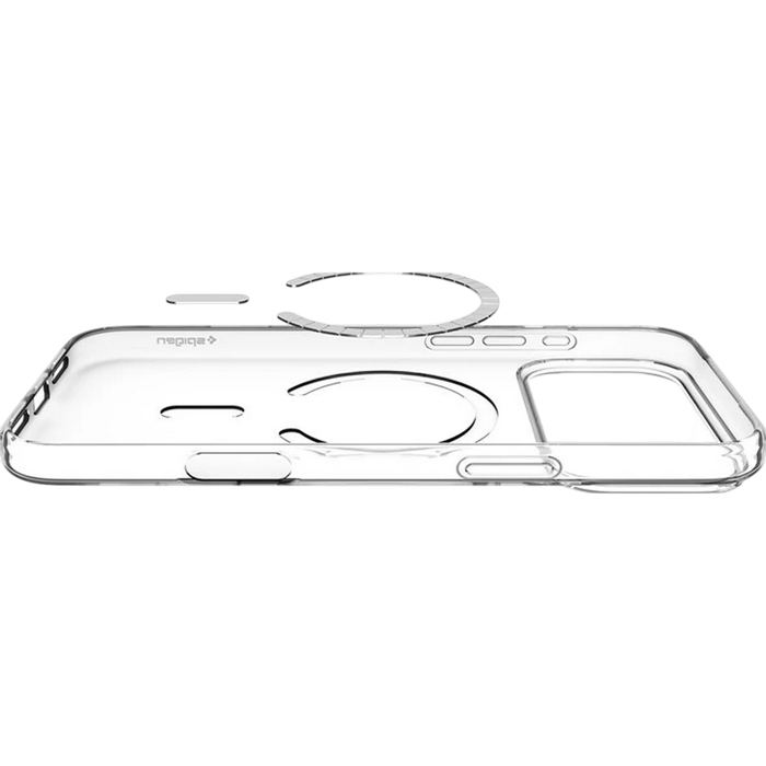 Spigen Iphone 17 Pro, Liquid Crystal Mag Magsafe, Clear/White