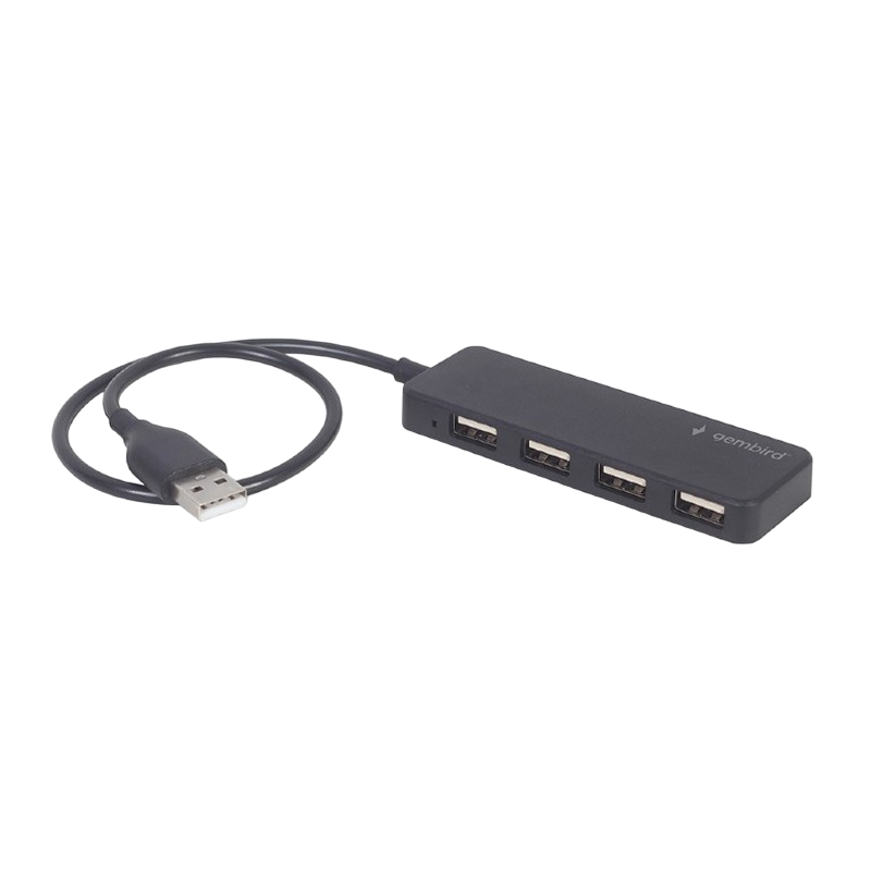 USB 2.0 Hub 4-port Gembird "UHB-U2P4-06", Black