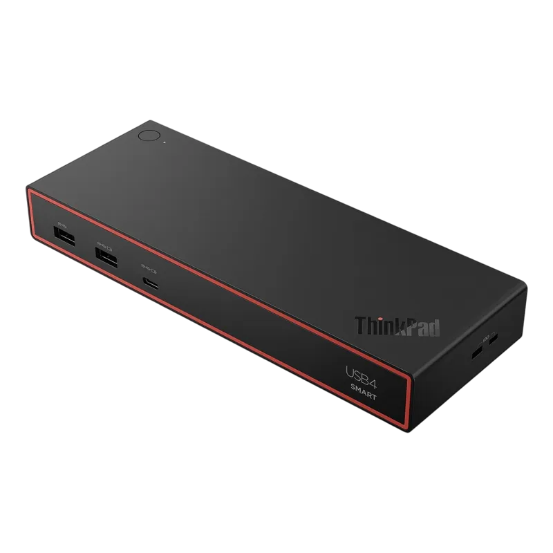 Lenovo ThinkPad USB4 Smart Dock 5500, 1xUSB4 Host, 2xUSB-A 3.2G2(12W),2xUSB-A 3.2 G2(4.5W),2xUSB-C 3.2G2(7.5W),2xDP1.4, 1xRJ45(1Gb),1xHDMI 2.1,100W PA