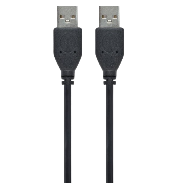 Cable USB AM/AM, 1.8 m, USB2.0, Cablexpert, Black, CCP-USB2-AMAM-6