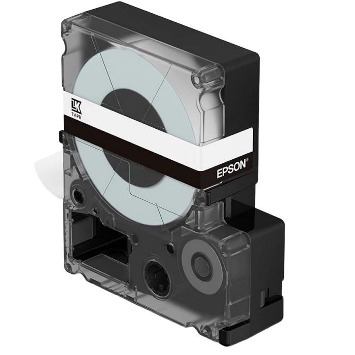 Tape Cartridge EPSON 12mm/9m Std, Blk/Wht, LK-4WBN C53S654021