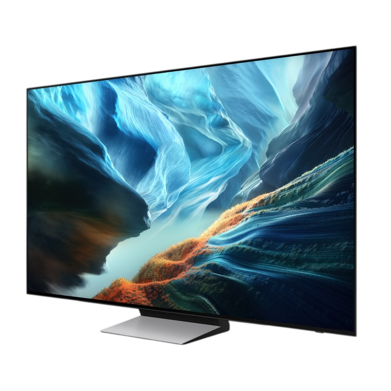 65" OLED SMART TV Samsung QE65S90HAEXUA, QD OLED 4K UHD, Tizen OS, Black