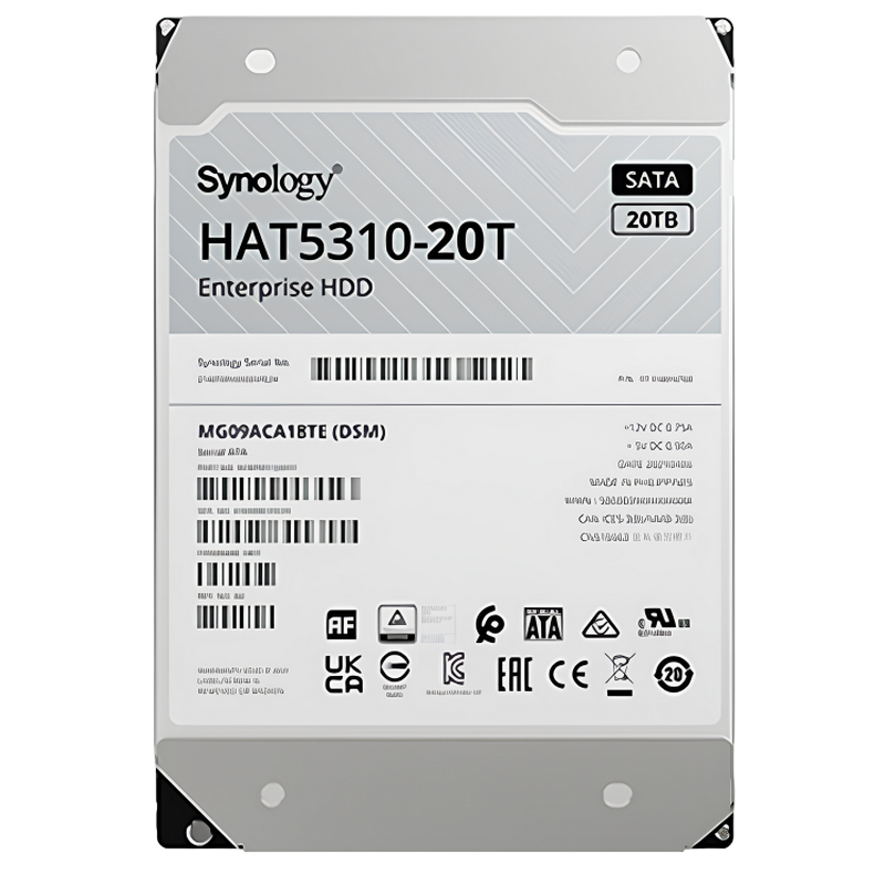 3.5" HDD 20.0TB-SATA-512MB SYNOLOGY "HAT5310-20T", 7200rpm
