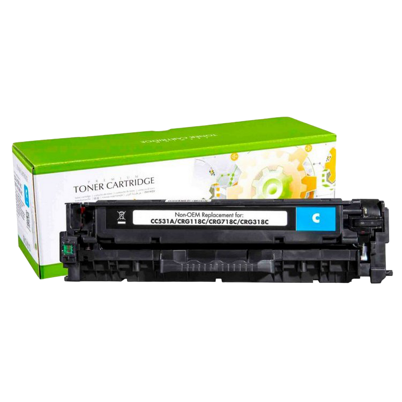 Laser Cartridge for HP CB531A cyan SCC CRT HEW SCC531A CYN (2.8k)