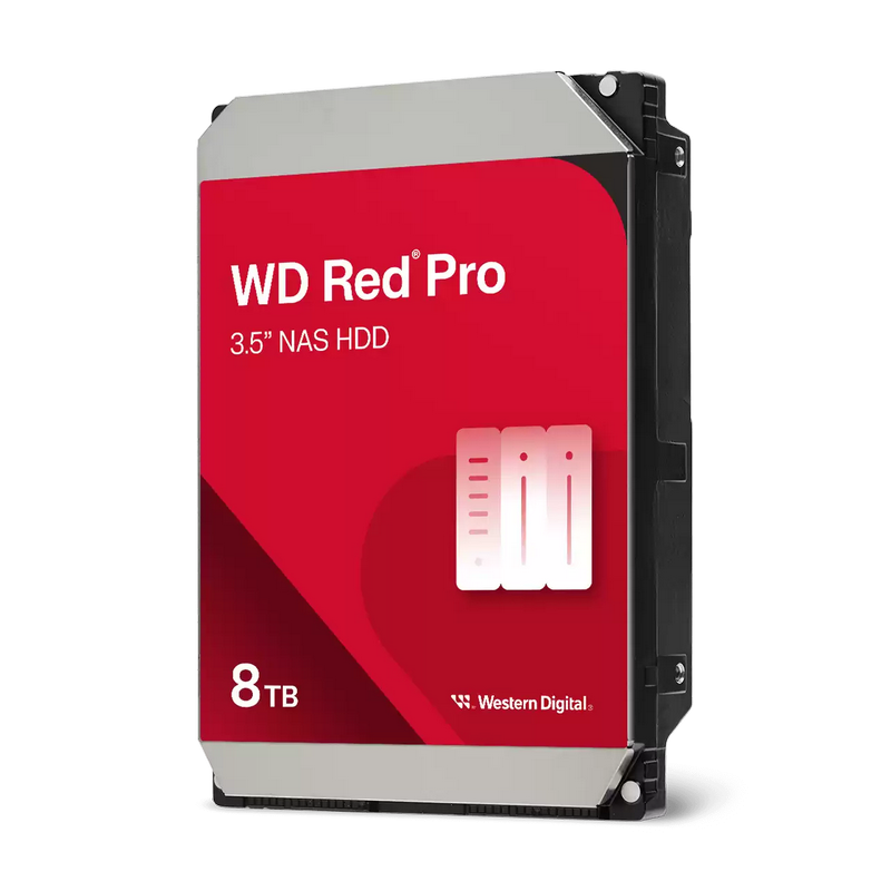 3.5" HDD 8.0TB-SATA-256MB Western Digital "Red Pro (WD8005FFBX)", NAS, 24/7, CMR