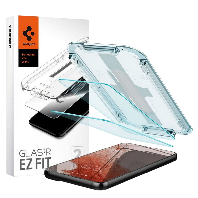 Spigen Samsung S22+, EZ FIT, 2pcs, Tempered Glass