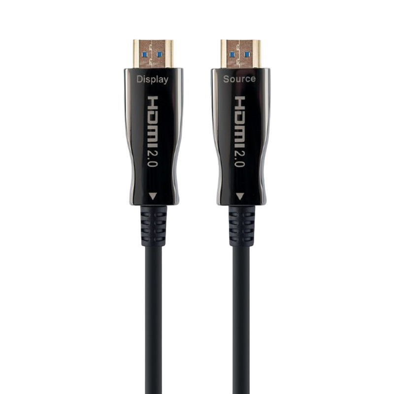 Cable HDMI to HDMI Active Optical 50.0m Cablexpert, 4K UHD at 60Hz, CCBP-HDMI-AOC-50M-02
