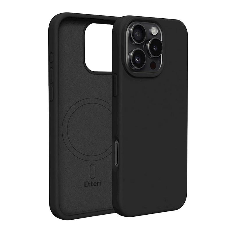 Etteri Apple iPhone 16 Pro, Silicone Mag case, Black