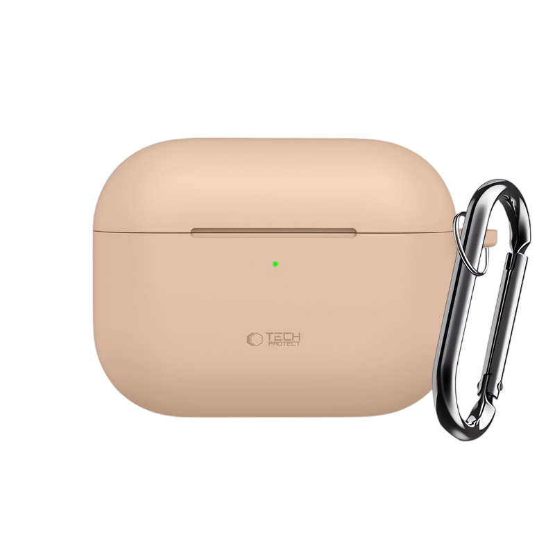 Tech-Protect Silicone Hook Apple Airpods Pro 3, Caffe Latte