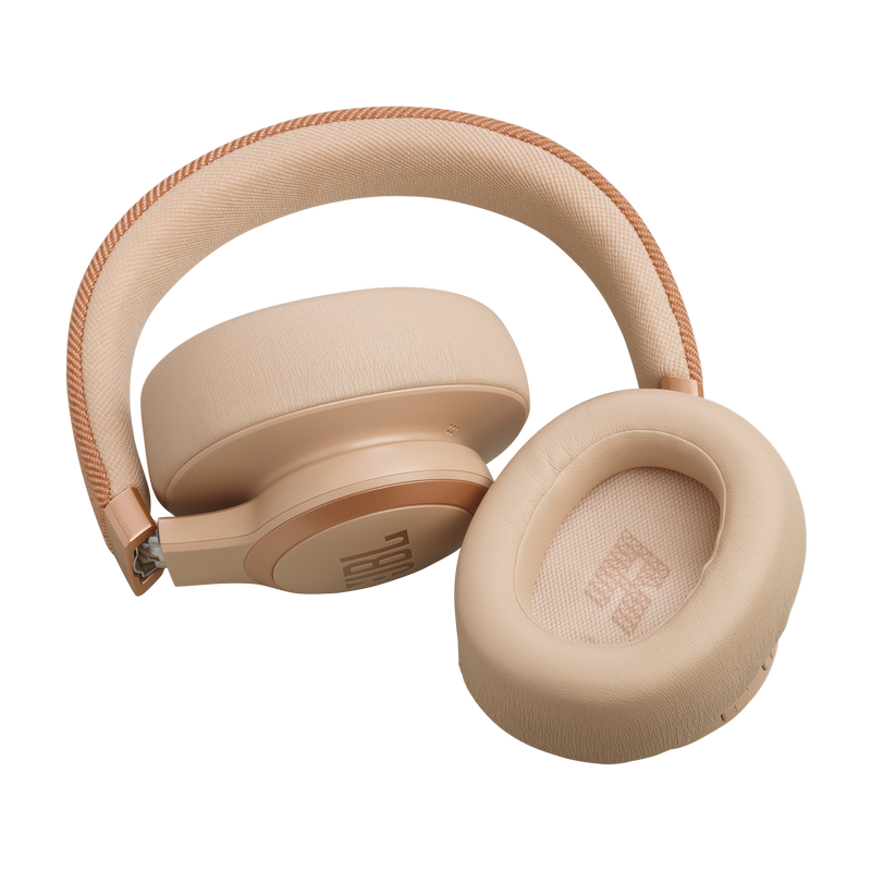 Headphones Bluetooth JBL LIVE770NC Sand, On-ear, active noise-cancelling