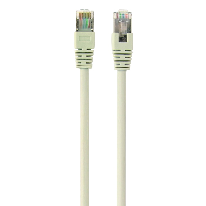 0.5m, FTP Patch Cord Gray, PP22-0.5M, Cat.5E, Cablexpert, molded strain relief 50u" plugs