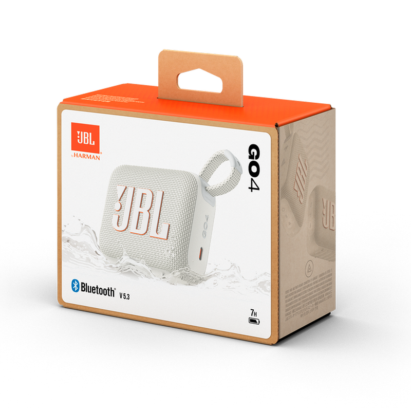 Portable Speakers JBL GO 4, White