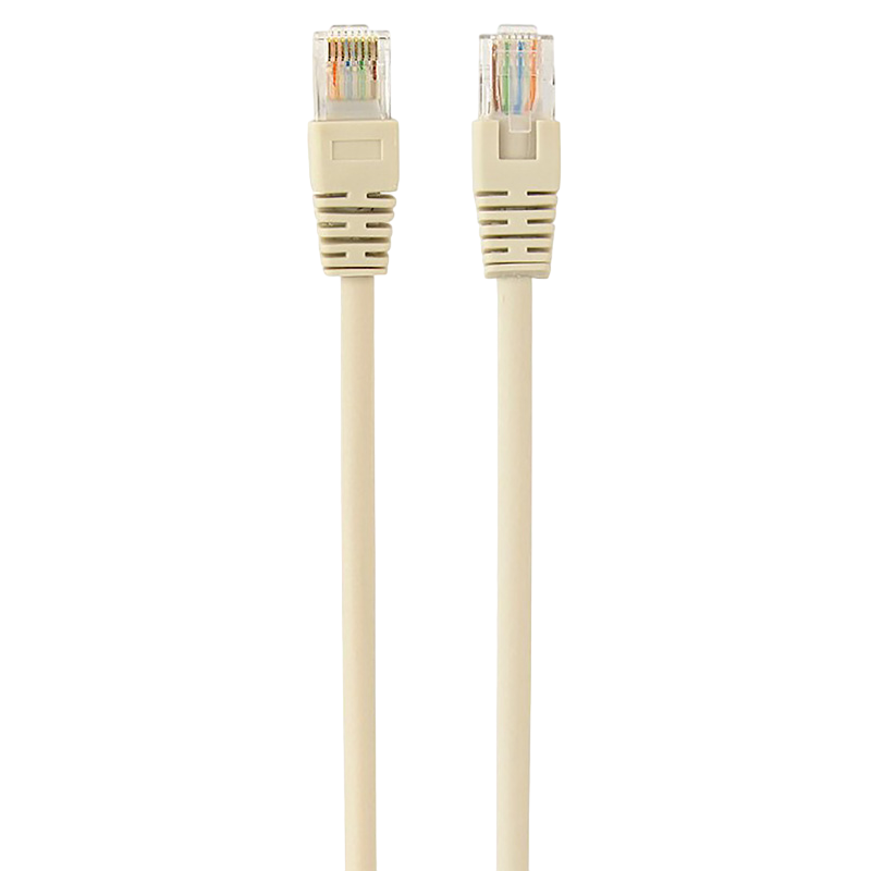 2m, Patch Cord Gray, PP12-2M, Cat.5E, Cablexpert, molded strain relief 50u" plugs