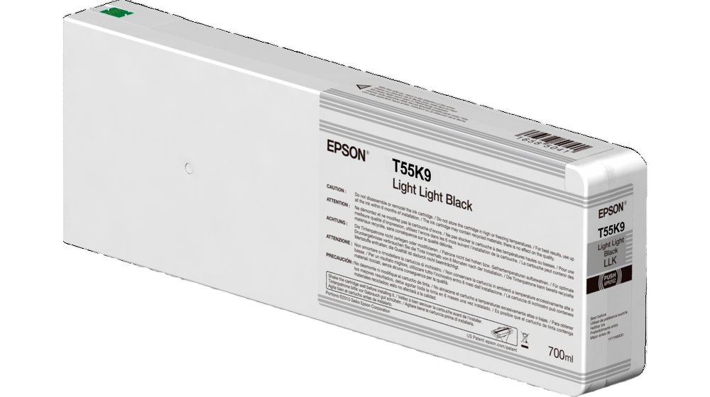Ink Cartridge Epson T55K900 UltraChrome HDX/HD 700ml, Light Light Black